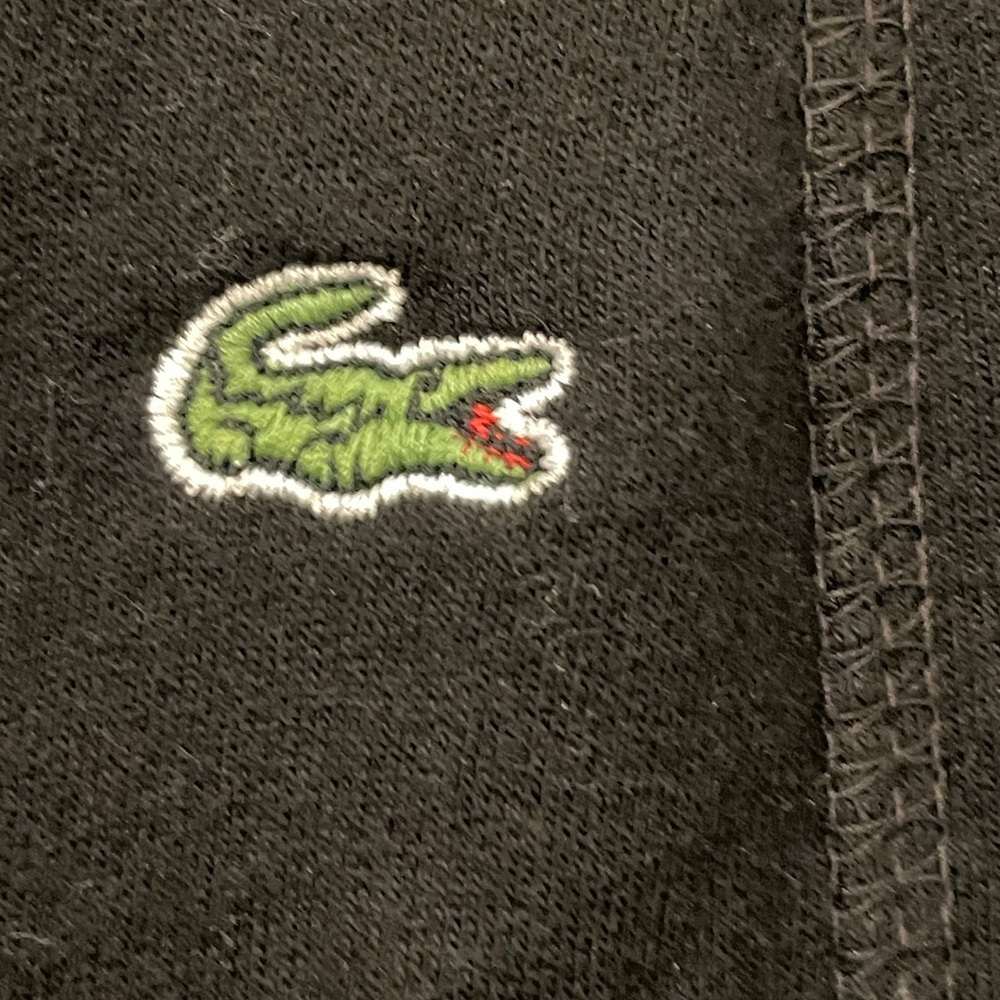 🐊 Lacoste Black Long-Sleeve Dress (Size 42 / M-L) - Picture 4 of 7